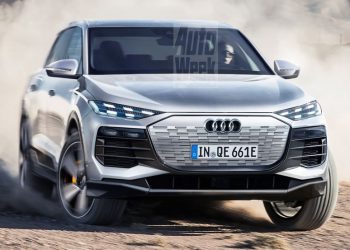 The 2024 Audi Q6 e-tron electric vehicle will unveil cutting-edge illumination technology