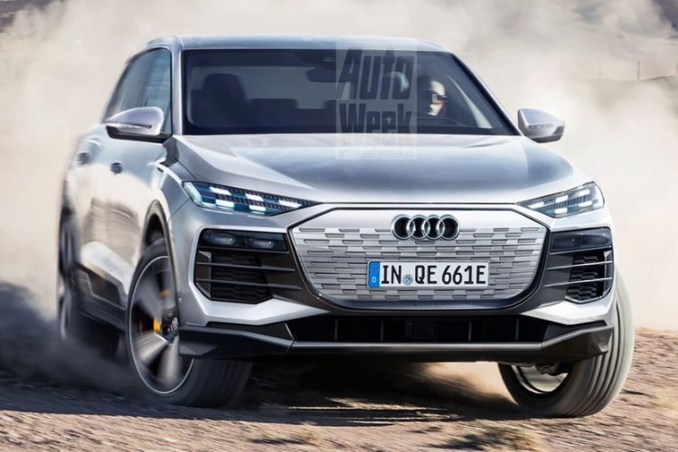 The 2024 Audi Q6 e-tron electric vehicle will unveil cutting-edge illumination technology